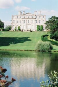 SY7191 : Kingston Maurward: house and lake