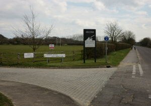 SY8388 : Entrance to Bovington Tank Museum, Dorset