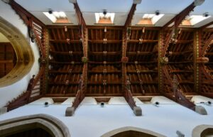 SY8494 : Bere Regis: The Church of St. John the Baptist: The arch-braced roof