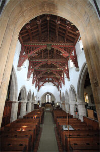SY8494 : Interior of St John the Baptist Church - Bere Regis