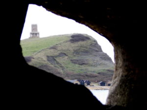 SY9078 : Kimmeridge: Clavell Tower from the pillbox