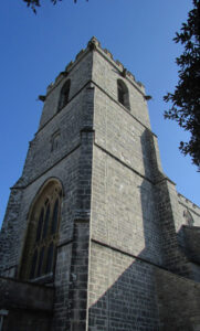 SY9287 : Tower, Lady St Mary church, Wareham