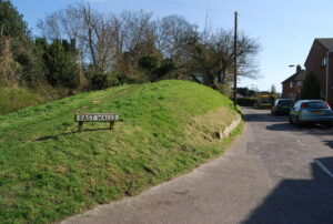 SY9287 : Town walls, east, Wareham