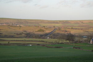 SY9680 : B3069 crossing Corfe Common