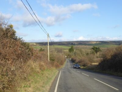 SY9680 : B3069 on the northern slope of Corfe Common