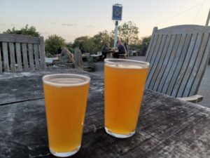 SY9777 : Cider at the Square & Compass, Worth Matravers