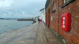 SZ0378 : Remains of the Swanage Pier Tramway