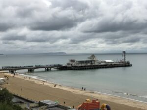 SZ0890 : Bournemouth Pier from West Cliff