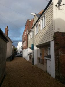 SZ1292 : Pokesdown: Laurel and Hardy Cottages