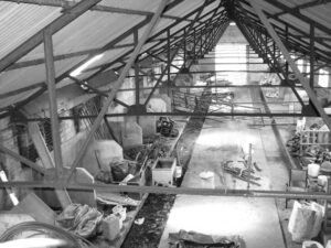 TG4420 : Farm building on Heigham Holmes (interior)