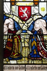 TL8646 : Stained glass window, Long Melford Church