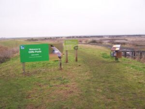 TQ7275 : Entrance to RSPB Cliffe Pools Nature Reserve